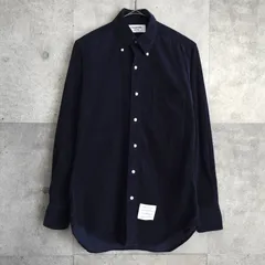 【NEW YEAR SALE 20%オフ 1/4(Sun)までの限定セール】トムブラウン コーデュロイ 長袖シャツ ネイビー メンズ