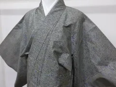 P41240　本場　大島紬　袷　ｃ