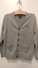 M2　ポロラルフローレン　子供服　130cm　グレー　カーディガン　洗濯OK