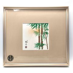 鶴山人　色紙絵　日本画　額装 鶴山人 色紙絵 日本画 額装 - メルカリ