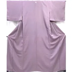 着物・色無地・一つ紋・紫系地・No.200701-1771・梱包サイズ80