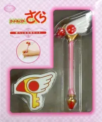 【中古】文房具その他 封印の杖 杖ペン＆付箋セット 「カードキャプターさくら」