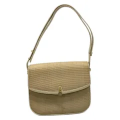 comtesse(コンテス) ショルダーバッグ - ベージュ×アイボリー レザー