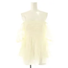 スナイデル SNIDEL 25AW バリエオフショルレースチュニック F アイボリー /DO ■OS