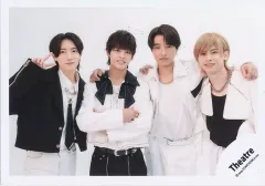 【中古】生写真(STARTO) B＆ZAI/矢花黎・菅田琳寧・鈴木悠仁・川崎星輝/横型・上半身/「ANDO」グッズオフショット/公式生写真