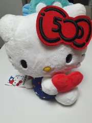 ハローキティ 50周年アニバーサリーぬいぐるみ