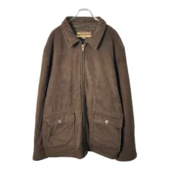 Columbia コロンビア フェイクスエード ジャケット アウトドア ブラウン(メンズ XL)中古 古着 V8348