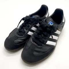 adidas アディダス スニーカー サンバ OG 3ライン メンズ 25.5<!-利用不可文字-!>p ブラック 黒 レザー 革