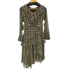 マーキュリーデュオ MERCURYDUO ラッフルイレヘムロングワンピース レディース JPN：S 