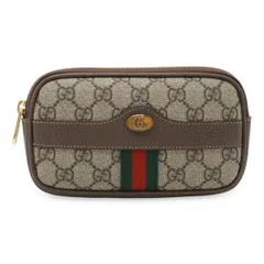 GUCCI グッチ オフィディア GGスプリーム ベルトバッグ ウエストバッグ ボディバッグ ポーチ iPhoneケース スマホ PVC レザー ベージュ #85 519308 GUCCI グッチ オフィディア GGスプリーム ベルトバッグ ウエストバッグ