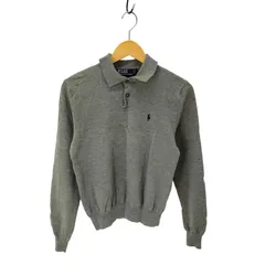 ポロラルフローレン POLO RALPH LAUREN メリノウール ニットポロ レディース import：M 