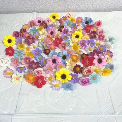 NO1214-02 造花 花材 パーツ 素材 ハンドメイド　フラワー　シルクフラワー　アートフラワー　ヘアアクセサリー　材料　アーティフィシャルフラワー　造花パーツ　フラワーパーツ