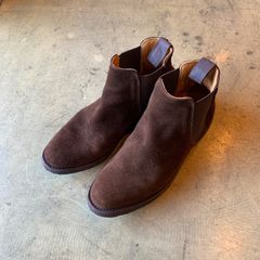 Alleglo×CROWS]本革レザーFスウェードドレープエンジニアブーツ - メルカリ