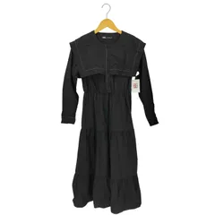 ザラ ZARA セーラーカラー パネルミディワンピース レディース import：XS 