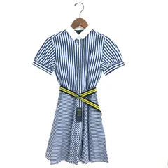 POLO RALPH LAUREN ポロラルフローレン シャツワンピース サイズ:16 スモールポニー/ストライプ    ホワイト/ブルー キッズ / 240001173265
