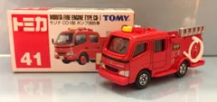 タカラトミー トミカ赤箱中国製 モリタ CD-I型 ポンプ消防車 41