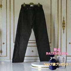 再出品 BALENCIAGA 名作 ベロア ワイドパンツ ブラック XS - メルカリ