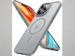 TORRAS iPhone 16 Pro Max 用 ケース 半透明 マグネット搭載 6.9インチ チタングレー 未使用 半透明 黄ばみなし ワイヤレス 充電 対応