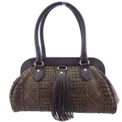 【最大30％OFF】マックスマーラ MAX MARA ハンドバッグ ブラウンゴールド レディース 中古