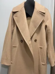 極美品 MaxMara マックスマーラ ウール チェスターコート キャメル36 極美品 MaxMara マックスマーラ ウール チェスターコート キャメル36