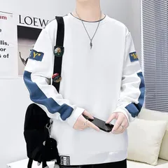 トレーナー メンズ 秋冬 長袖 ロングtシャツ 無地 おしゃれ 大きいサイズ