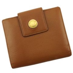 HERMES エルメス ドゴンコンパクト ダークブラウン オレンジ バイ