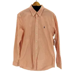 ラルフローレン RALPH LAUREN CUSTOM FIT スモールポニー刺繍 L/Sストライプシャツ メンズ JPN：M 