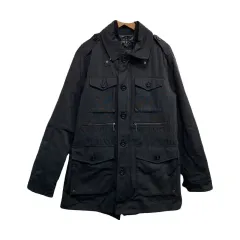 メンズXL/ザラ 裏地 キルティング トレンチ ジャケット