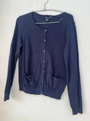 ネイビーカラーカーディガン