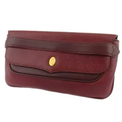 【最大30％OFF】カルティエ CARTIER クラッチバッグ マストライン ボルドー ゴールド レディース 中古