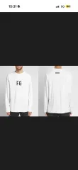 FEAR OF GOD(フィアオブゴッド) FG ロゴ ロングスリーブS (BTS ジョングク(JUNGKOOK・JK・グク) 着用)