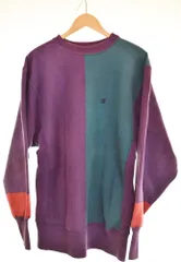 チャンピオン Champion 90's ヴィンテージ vintage REVERSE WEAVEリバースウィーブ 刺繍タグクレイジーパターン スウェット スウェット マルチカラー LLサイズ 103MT-3572