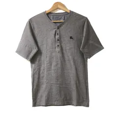 Burberry Black Label(バーバリーブラックレーベル) 半袖Tシャツ サイズ2 M メンズ美品  - グレー ヘンリーネック