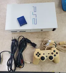 PlayStation 2 SCPH-55000 GT ホワイト　メモリーカード付き
