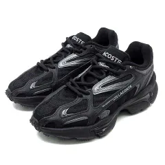 ラコステ アダムエロペ LACOSTE for ADAM ET ROPE コラボ ローカット スニーカー L003 2K24 ブラック 黒 22.5cm 超美品