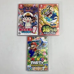 【中古品】 Nintendo Switch ニンテンドー スイッチ ソフト 3本 まとめ セット 桃太郎電鉄 メイドインワリオ マリオパーティー 【023-251215-mh-10-fuz】
