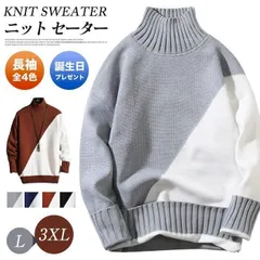 ニット メンズ セーター 春 トップス 長袖 ニットセーター 春 タートルネック シンプル カジュアル 秋服 冬服 大人