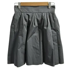 FOXEY NEW YORK(フォクシーニューヨーク) スカート サイズ40 M レディース - 31910 ダークグレー ひざ丈