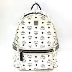◆MCM◆エムシーエム ヴィセトス リュック ホワイト サイドスタッズのサムネイル
