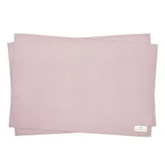 COLORFUL CANDY STYLE 新品  ランチョンマット(40cm×60cm) 撥水ノーアイロン 2枚セット くすみ無地 くすみピンク