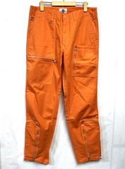 Vlone ボンテージパンツ オレンジ サイズL - メルカリ