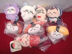 ちいかわ ちいかわ寿司 モモンガ うさぎ/イクラ マスコット くりまんじゅう/あばご うさぎ/たまご ぬいぐるみ まとめ 8点 現状品 314