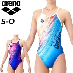 アリーナ レディース 水泳 練習用 水着 team arena TOUGHSUIT タフスーツ トレーニングワンピース（オープンバック） 胸パッドなし 女性 女子 競泳 トレーニング水着 レディース水着 スイムウェア スイミング アリーナ/AS6SWM12L