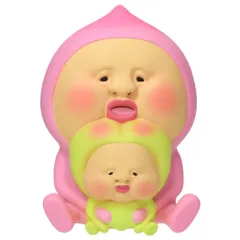 こびとづかん 貯金箱 コインバンク ソフビタイムシリーズ カクレモモジリとスモモノウチ エンスカイ プレゼント 絵本キャラクター グッズ のサムネイル