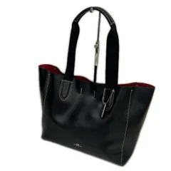 COACH  コーチ レザートートバッグ ダービートート D2491-58660 トートバッグ レディース 本革 ブラック 中古