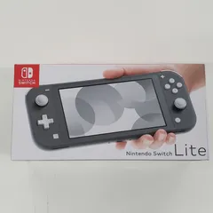 ニンテンドースイッチライト 保証書 外箱付き 初期化済 NINTENDO SWITCH Lite グレー HDH-001 アダプター 付き #28534