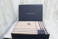 BURBERRY  ノヴァチェック ホース刺繍 タオルケット BB4560 ベージュ ※未使用品