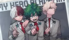 僕のヒーローアカデミア ヒロアカ 原画展 はがき クリア ファイル ケース セット 緑谷 出久 爆豪 勝己 轟 焦凍