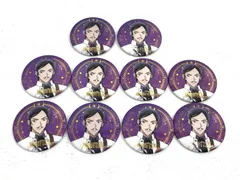 【小牧店】名探偵コナン　トレーディング　箔押し　缶バッジ　天文学者　諸伏高明　7個以上セット 【T711-2528】