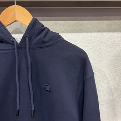 古着　パーカー　フーディー　紺 チャンピオン　champion L